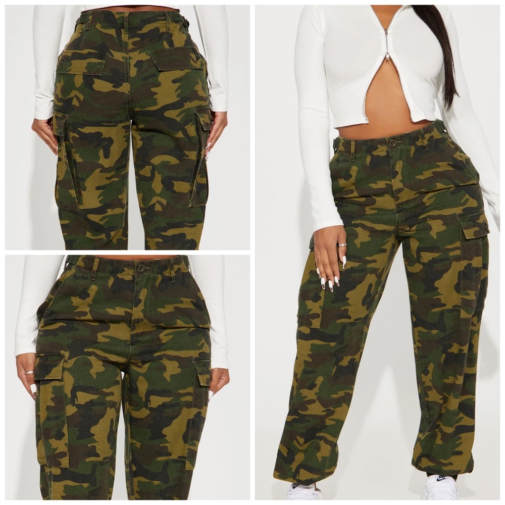 CAMO CARGO PANTS
